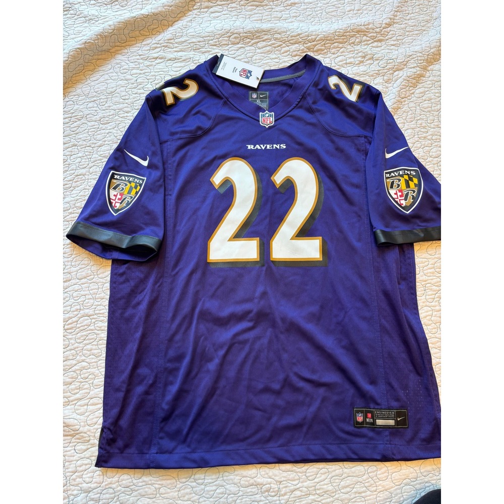 Nike Baltimore Ravens Derrick‎ Henry 22 Jersey Mens XL Purple NFL